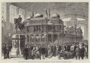 Esposizione di Parigi, Padiglione della Collezione Indiana del Principe di Galles nel Grande Vestibolo del Palazzo dell