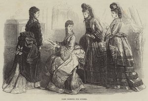 Moda di Parigi per ottobre (incisione)