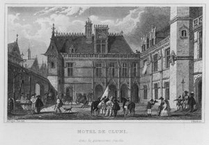 Parigi, Hotel De Cluni, nel quindicesimo secolo da English School