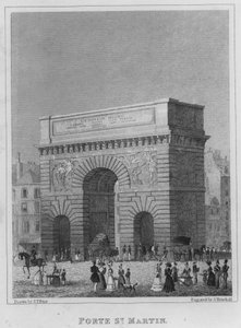 Parigi, Porta St Martin da English School