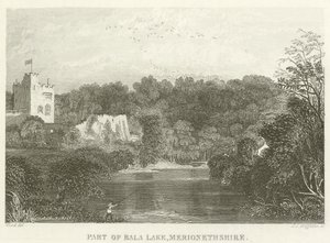 Parte del Lago Bala, Merionethshire da English School