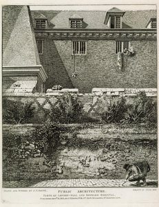 Parte del Muro di Londra e Ospedale di Betlemme da English School