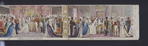 Parte del panorama del matrimonio della Regina Vittoria, c.1840