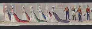 Parte del panorama del matrimonio della regina Vittoria, c.1840
