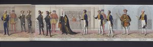 Parte del panorama del matrimonio della Regina Vittoria, c.1840