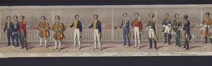 Parte del panorama del matrimonio della Regina Vittoria, c.1840