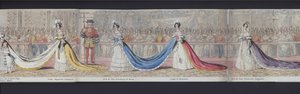 Parte del panorama del matrimonio della regina Vittoria, c.1840