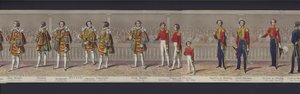 Parte del panorama del matrimonio della Regina Vittoria, c.1840 da English School
