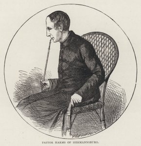 Pastore Harms di Hermannsburg (incisione) da English School