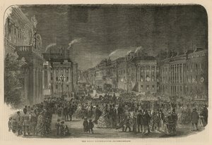 Illuminazioni della Pace in Waterloo Place da English School