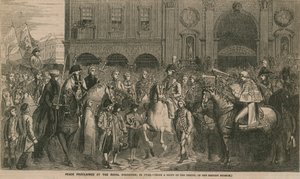 La pace proclamata alla Royal Exchange nel 1748 da English School