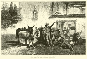 Contadini nella Campagna Romana