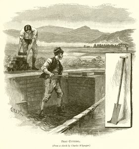 Taglio della torba da English School