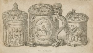 Peg Tankards da English School