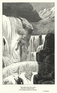 Percy Bysshe Shelley: Illustrazione per Arethusa (incisione) da English School