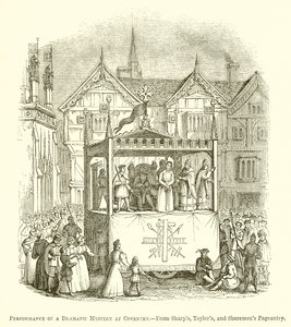 Rappresentazione di un mistero drammatico a Coventry