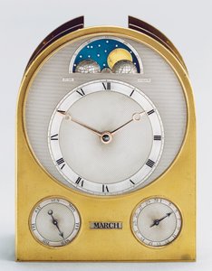 Orologio da viaggio con calendario perpetuo, 1898 da English School