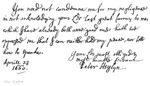 Peter Heylyn da English School