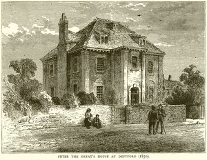 Casa di Pietro il Grande a Deptford (1850)