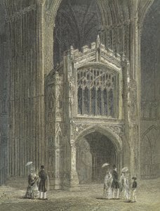 Cattedrale di Peterborough, Vista del Portico, Estremità Ovest da English School