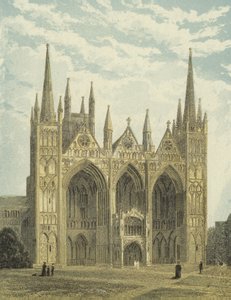 Cattedrale di Peterborough, Fronte Ovest da English School