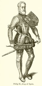 Filippo II, Re di Spagna da English School