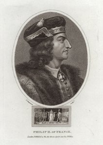 Filippo II di Francia da English School