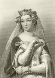 Filippa di Hainaut, consorte di re Edoardo III da English School