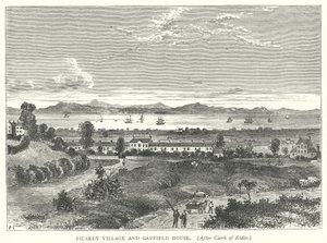 Picardy Village e Gayfield House (incisione) da English School