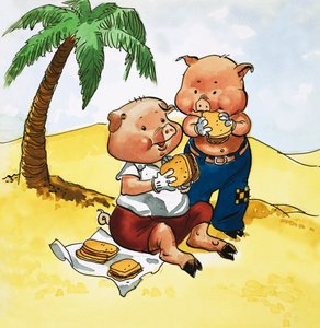 Picnic dei maiali su un