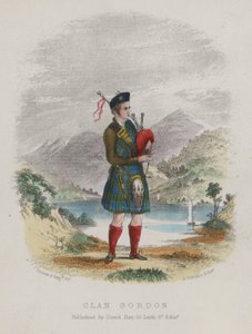Pifferaio del Clan Gordon, Scozia da English School