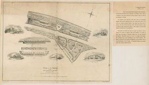 Piano per i Giardini Zoologici, Regents Park, 1827 da English School
