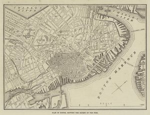 Piano di Boston, che mostra l