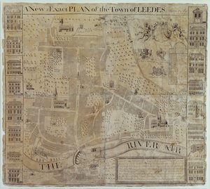 Piano di Leeds, rilevato da John Cossins, c.1730