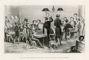 Gioco al Crockfords Club, 1843. Il conte D