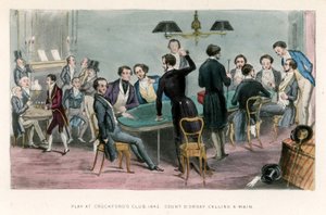 Gioco al Crockfords Club, 1843; Il conte D