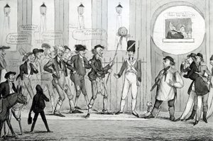 Poveri giardinieri congelati, 1820 da English School