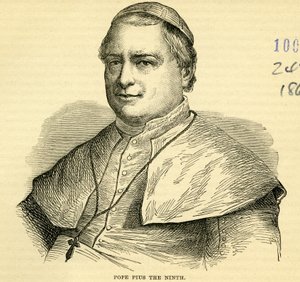 Papa Pio IX (incisione) da English School