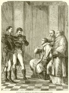 Papa Pio VII arrestato per ordine di Napoleone Buonaparte da English School