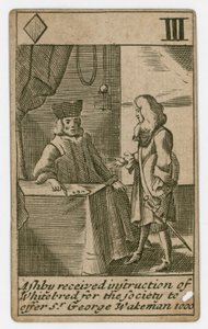 Carta da gioco del complotto papista da English School