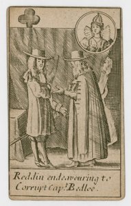 Carta da gioco del complotto papista da English School