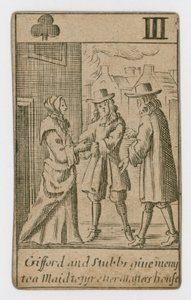Carta da gioco del complotto papista da English School