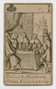 Carta da gioco del complotto papista da English School