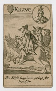 Carta da gioco del complotto papista da English School