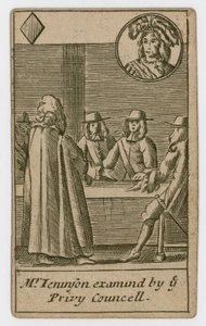 Carta da gioco del complotto papista, 1679 da English School