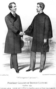 Galleria di ritratti di costumi britannici, pubblicata con il Tailor and Cutter da John Williamson, 1872 da English School