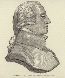 Ritratto di Adam Smith da English School