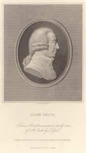 Ritratto di Adam Smith da English School