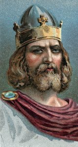 Ritratto di Alfredo il Grande (849-899), Re del Wessex - Dalla serie 