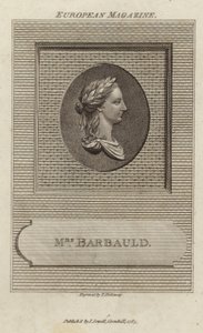 Ritratto di Anna Laetitia Barbauld da English School